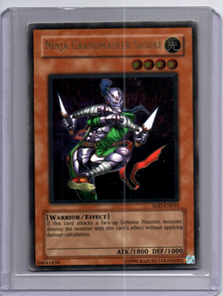 Yugioh Ninja Grandmaster Sasuke - SOD-EN019 - Ultimate Rare - Unlimited - LP - Image 1