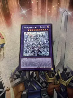 Yu-Gi-Oh! - Chaos Origins -Hyperinvoked Aeon CORI-EN033 Secret Rare - Image 1