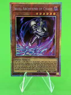 Yu-Gi-Oh Chaos Origins Skull Archfiend of Chaos Starlight Rare CORI-EN002 NM!!! - Image 1