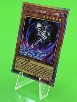 Yu-Gi-Oh Chaos Origins Skull Archfiend of Chaos Starlight Rare CORI-EN002 NM!!! - Image 2