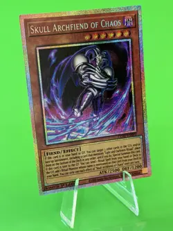 Yu-Gi-Oh Chaos Origins Skull Archfiend of Chaos Starlight Rare CORI-EN002 NM!!! - Image 3