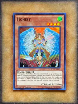 Yugioh Honest SPWA-EN047 Super Rare 1st Ed NM - Image 1