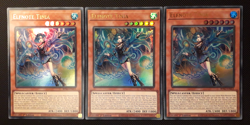 Yu-Gi-Oh! 3x Elfnote Tinia, BPRO-EN011, Ultra Rare, 1. Edition, Englisch, NM - Image 1