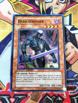 Dark Grepher ptdn-ensp1 Ltd Ed (NM) Super Rare Yu-Gi-Oh! - Image 1