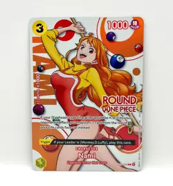 Round 1 NAMI One Piece TCG Promo ST29-008 - ENGLISH - NM/MT - IN HAND - Image 1