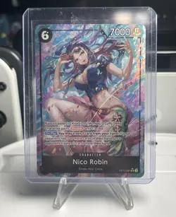 Nico Robin One Piece TCG OP12-087 English Alt Art Secret Rare - Image 1