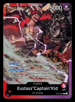 Ultra Deck: The Three Captains #ST10-003 Eustass"Captain"Kid (003) - Image 1
