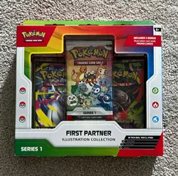 Pokemon First Partner Illustration Collection—Series 1 SEALED - Image 1