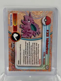 2000 Topps Chrome Pokemon ~ NIDORINO ~ # 33 ~ T.V. Animation Card Series 1 - Image 2