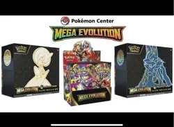 Pokemon Center Mega Evolution Both ETBs & Enhanced Booster Box PRESALE - Image 1