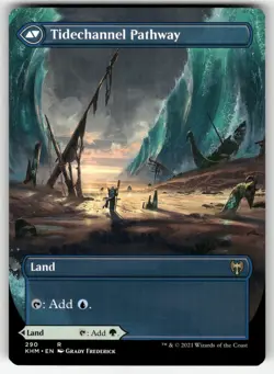 Barkchannel Pathway (Borderless) 290 Rare Kaldheim Magic: The Gathering NM - Image 2