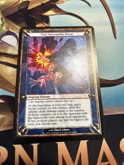 1X Archenemy Promo Oversized Your Inescapable Doom MTG Magic the Gathering NM - Image 1