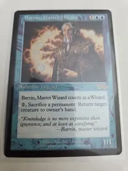 mtg, Barrin, Master Wizard Urza's Saga Regular NM - Image 1