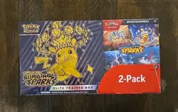 Pokemon TCG Scarlet &Violet Surging Sparks Elite Trainer box + Booster Bundle - Image 1