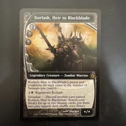 Magic The Gathering Korlash, Heir to Blackblade Future Sight 87 LP - Image 1
