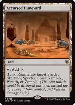 Accursed Duneyard [Commander: Aetherdrift - 20] NM - Image 1