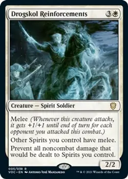 NM - Drogskol Reinforcements [VOC - 5] Commander: Innistrad: Crimson Vow - Image 1