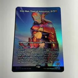 Iron Man, Titan of Innovation (Borderless) Marvel Universe Eternal-Legal Foil - Image 1
