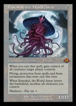 1x Emrakul, the World Anew -- Retro Frame NM-Mint, English Modern Horizons 3 MTG - Image 1