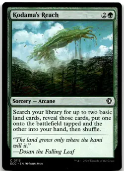 Kodama's Reach 113 Common Commander: Lorwyn Eclipsed Magic: The Gathering NM - Image 1