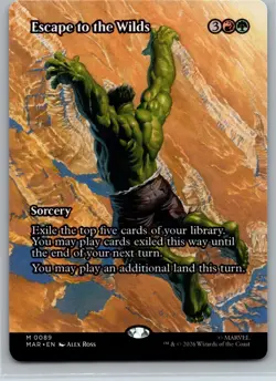 Escape to the Wilds (Borderless) 89 Marvel Universe Eternal-Legal Magic NM - Image 1
