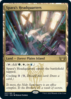 1x Spara's Headquarters MTG - Streets of New Capenna - Light Play - Image 1