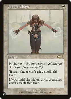 Orim's Chant - #PLS-11 - The List - NM MTG - Image 1