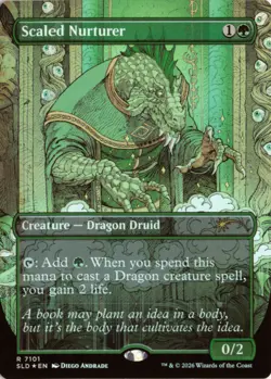 Scaled Nurturer FOIL 7101 SLD Secret Lair Drop Series NM - Image 1