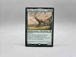 Ghalta Stampede Tyrant 0185 Non Foil MTG LCI Lost Caverns Ixalan NM - Image 1
