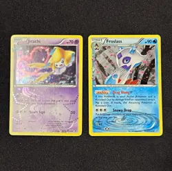 Pokemon TCG Radiant Collection Holo 2-Card Lot Jirachi RC13 Froslass RC8 - Image 1