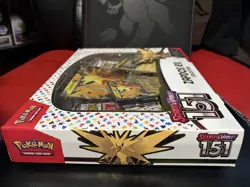 Pokemon TCG Scarlet & Violet 151 Zapdos ex Collection Box Factory, Sealed ￼ - Image 2