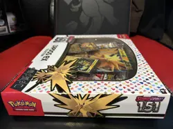 Pokemon TCG Scarlet & Violet 151 Zapdos ex Collection Box Factory, Sealed ￼ - Image 4