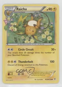 Raichu Pokemon XY Generations Radiant Collection #RC9 - Image 1