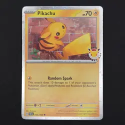 Pokemon TCG Card Pikachu 051/162 Temporal Forces Pokemon Day 2026 Promo - NM - Image 1