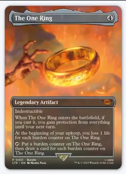 MTG English The One Ring (Borderless) NM Normal Pack Fresh! - Image 1