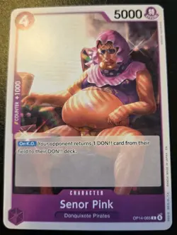 Senor Pink OP14-065 Common The Azure Sea's Seven One Piece Card Game - Image 1