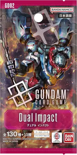 BANDAI Gundam Card Game Booster Pack, Dual Impact [GD02] (Box) 24 Packs - Image 2