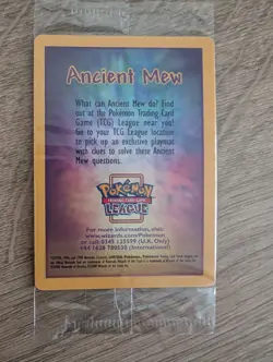 Pokemon Ancient Mew Holo TCG Card 2000 Movie Promo, Brand New, Sealed - Image 2