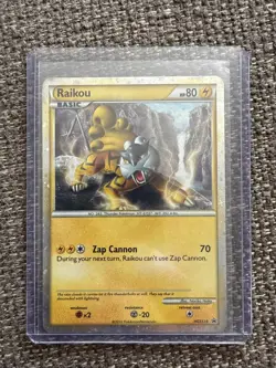 Raikou HGSS19 Black Star Promo Holo Pokemon 2010 LP - NM - Image 1