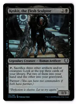 Keskit, the Flesh Sculptor 131 Commander Legends Foil NM - Image 1