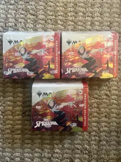 Magic The Gathering Marvel Spider-Man Collector Booster Box Factory Sealed - Image 1