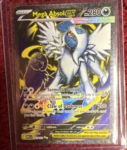 Pokemon TCG Mega Absol EX Evolutions 161/132 Ultra Rare Holo Full Art Eng - Image 1