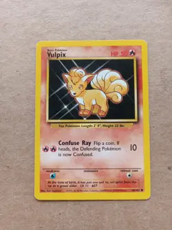 Vulpix 68/102 Common Base Set Unlimited Pokemon Moderately Played - Image 1