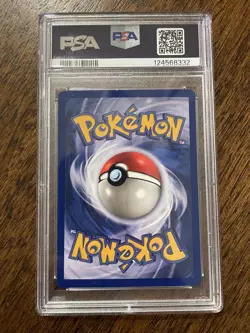 1999 POKEMON FOSSIL #4 DRAGONITE-HOLO PSA 8 - Image 2