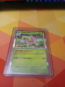 Meganium Mega Evolution Stamped Build and Battle Promo 001 Pokemon IN HAND NEW - Image 3