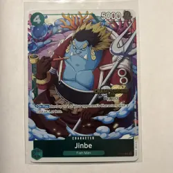 RARE Jinbe P-063 Championship 2024 Event Pack Promo TOURNAMENT One Piece TCG - Image 1
