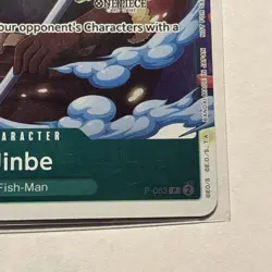 RARE Jinbe P-063 Championship 2024 Event Pack Promo TOURNAMENT One Piece TCG - Image 2