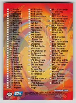 Checklist #148 Topps Trading Cards Series 2 Pokemon LP - Image 2