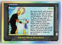 EP14 Electric Shock Showdown #136 Topps Trading Cards Series 2 FOIL LP - Image 2