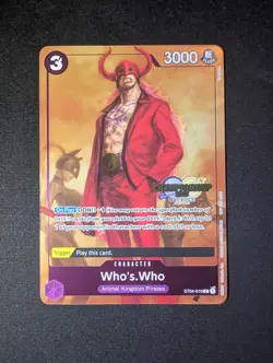WHO'S.WHO ST04-010 CHAMPIONSHIP STAMP CS 2023 ONE PIECE CARD GAME - Image 1
